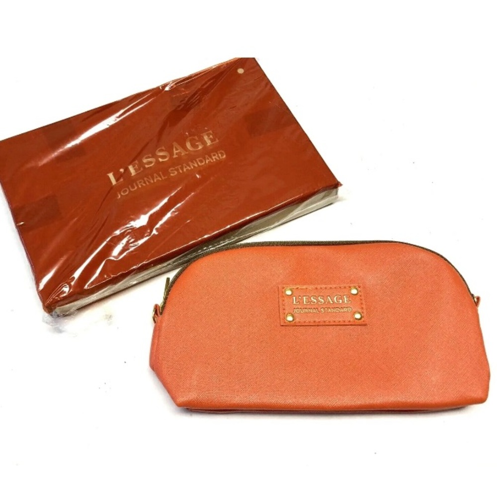 Journal Standard L'Essage Purse Coral Orange Bag New